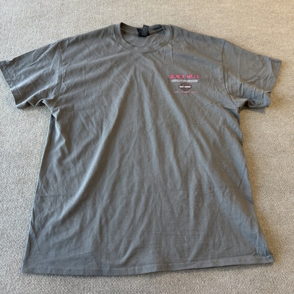 Harley Davidson South‎ Dakota Sturgis Biker Graphic T shirt Men's Size XL - Picture 2 of 11